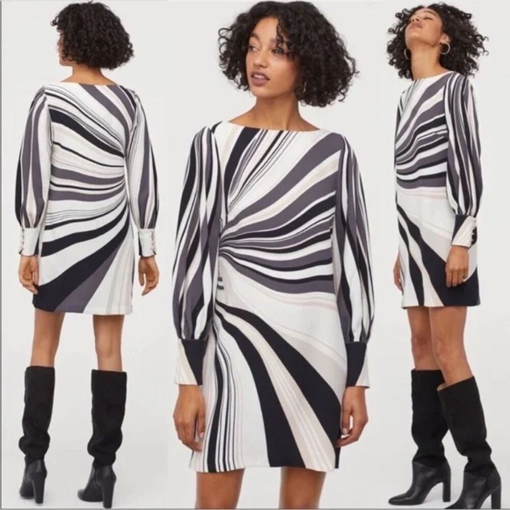 Richard Allan x H&M Long sleeve shift dress Sz. 12